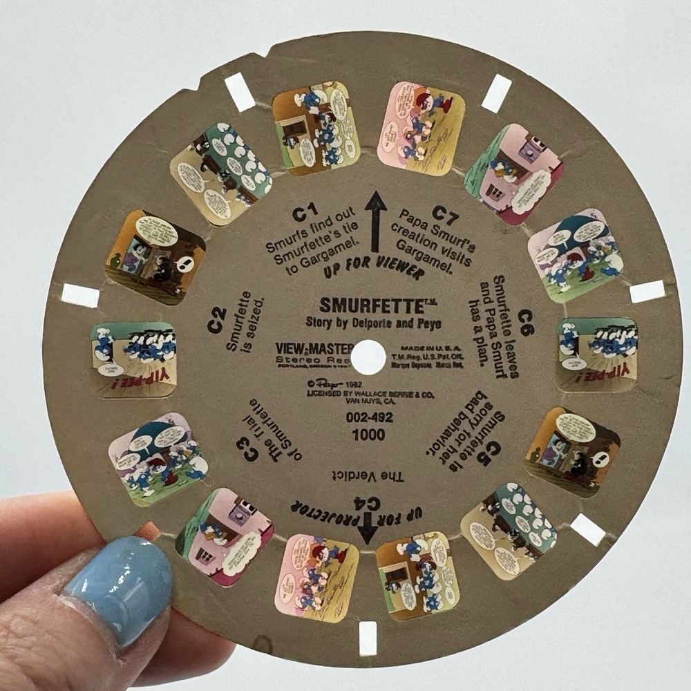 View‎ Master Smurfette Reel C 1982